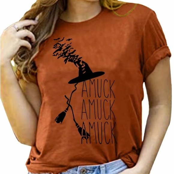 Boutique Tops - Halloween Graphic T-Shirt